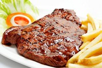 Grilled Steak (Mushroom or Pepper sauce)