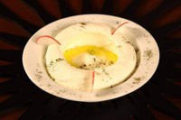 Labneh with garlic