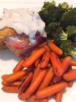 Chicken Cordon bleu with Dijon Cream Sauce