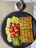 Fruits waffle