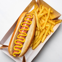 Hot dog avec frites